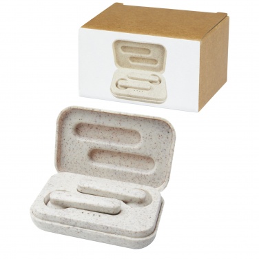 Logotrade advertising product picture of: Nantai wheat straw True Wireless earbuds
