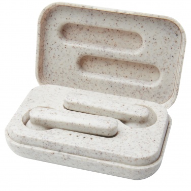 Logotrade corporate gift picture of: Nantai wheat straw True Wireless earbuds