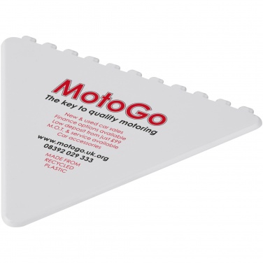 Logotrade promotional merchandise picture of: Frosty triangular recycled plastic ice scraper