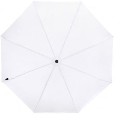 Logo trade promotional merchandise image of: Birgit 21'' foldable windproof recycled PET umbrella