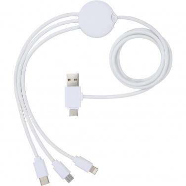 Logo trade corporate gifts picture of: Pure 5-in-1 charging cable with antibacterial additive