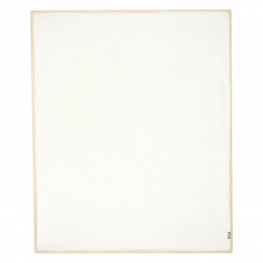 Logo trade promotional products picture of: Marigold GRS certified RPET polar fleece and sherpa blanket