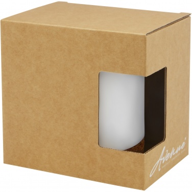 Logo trade advertising product photo of: Neiva 425 ml ceramic mug with cork base