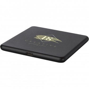 Logotrade promotional gift image of: Loop 10W recycled plastic wireless charging pad