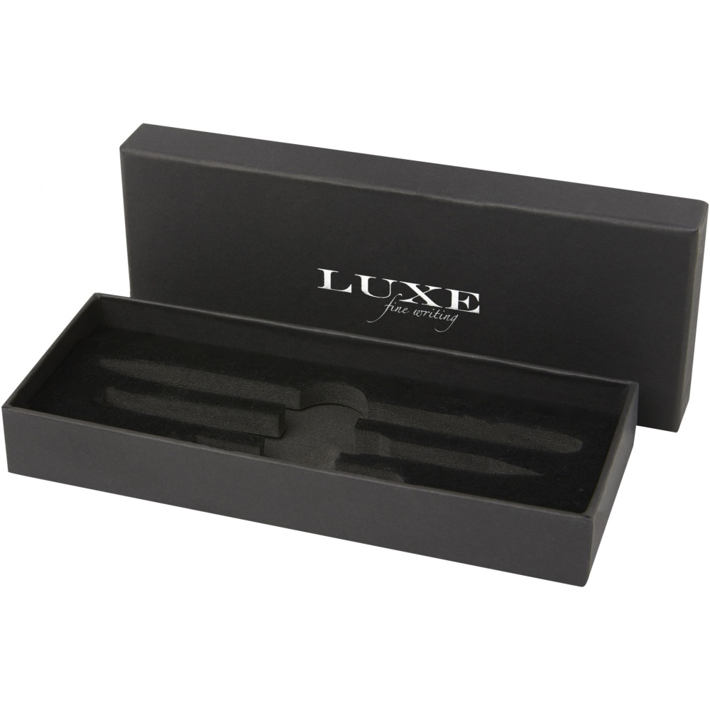 Logotrade promotional merchandise picture of: Tactical Dark duo pen gift box