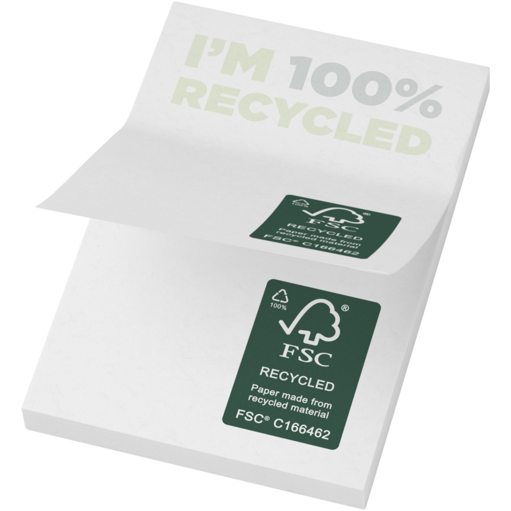 Logotrade promotional giveaway picture of: Sticky-Mate® recycled sticky notes 50 x 75 mm