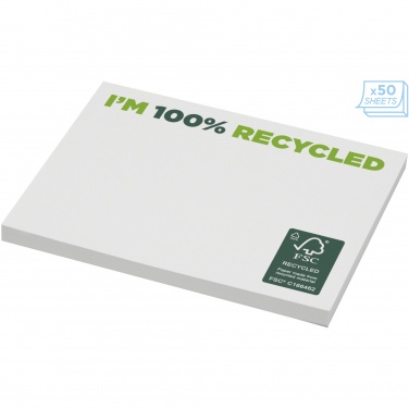 Logo trade advertising products picture of: Sticky-Mate® recycled sticky notes 100x75 mm