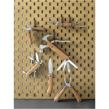 Logo trade promotional merchandise picture of: Richard 7-function wooden pocket knife