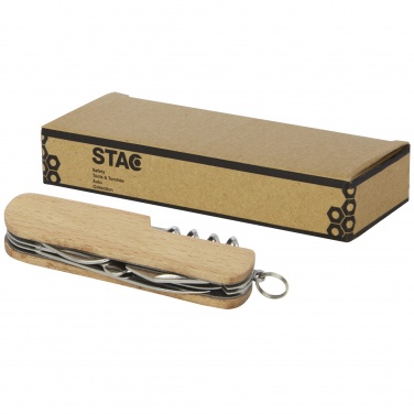 Logotrade promotional item picture of: Richard 7-function wooden pocket knife