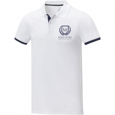 Logotrade promotional item picture of: Morgan short sleeve men's duotone polo