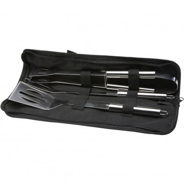 Logo trade business gifts image of: Barcabo BBQ 3-piece set