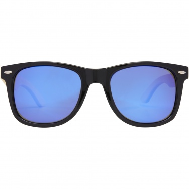 Logo trade promotional giveaways picture of: Taiyō rPET/bamboo mirrored polarized sunglasses in gift box
