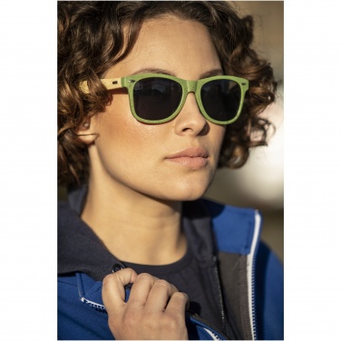 Logo trade promotional merchandise photo of: Sun Ray bamboo sunglasses