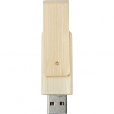 Logo trade promotional giveaways picture of: Rotate 16GB bamboo USB flash drive