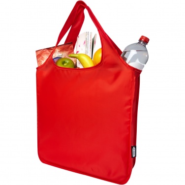 Logo trade advertising products image of: Ash RPET large foldable tote bag 14L