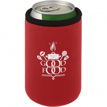 Logo trade promotional gift photo of: Vrie recycled neoprene can sleeve holder
