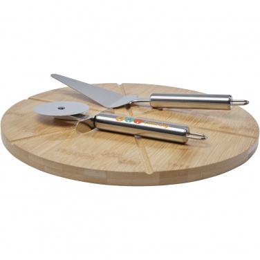 Logotrade promotional giveaway picture of: Mangiary bamboo pizza peel and tools