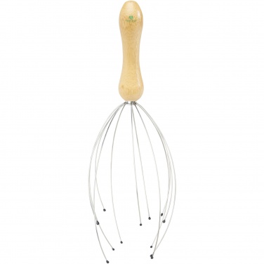 Logo trade promotional merchandise image of: Hator bamboo head massager