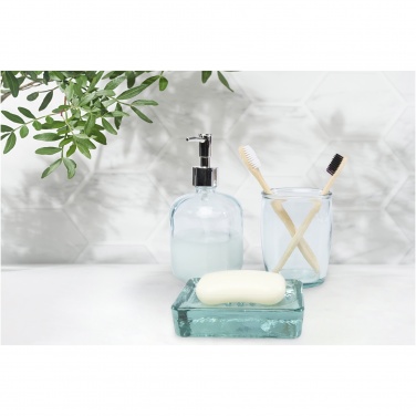 Logo trade promotional giveaways picture of: Jabony 3-piece recycled glass bathroom set