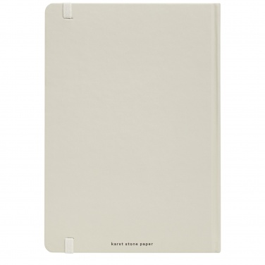 Logo trade corporate gift photo of: Karst® A5 stone paper hardcover notebook - lined