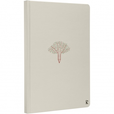 Logo trade corporate gift photo of: Karst® A5 stone paper hardcover notebook - lined