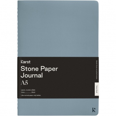 Logotrade promotional item picture of: Karst® A5 stone paper journal twin pack