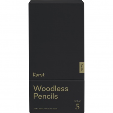 Logotrade promotional merchandise image of: Karst® 5-pack 2B woodless graphite pencils