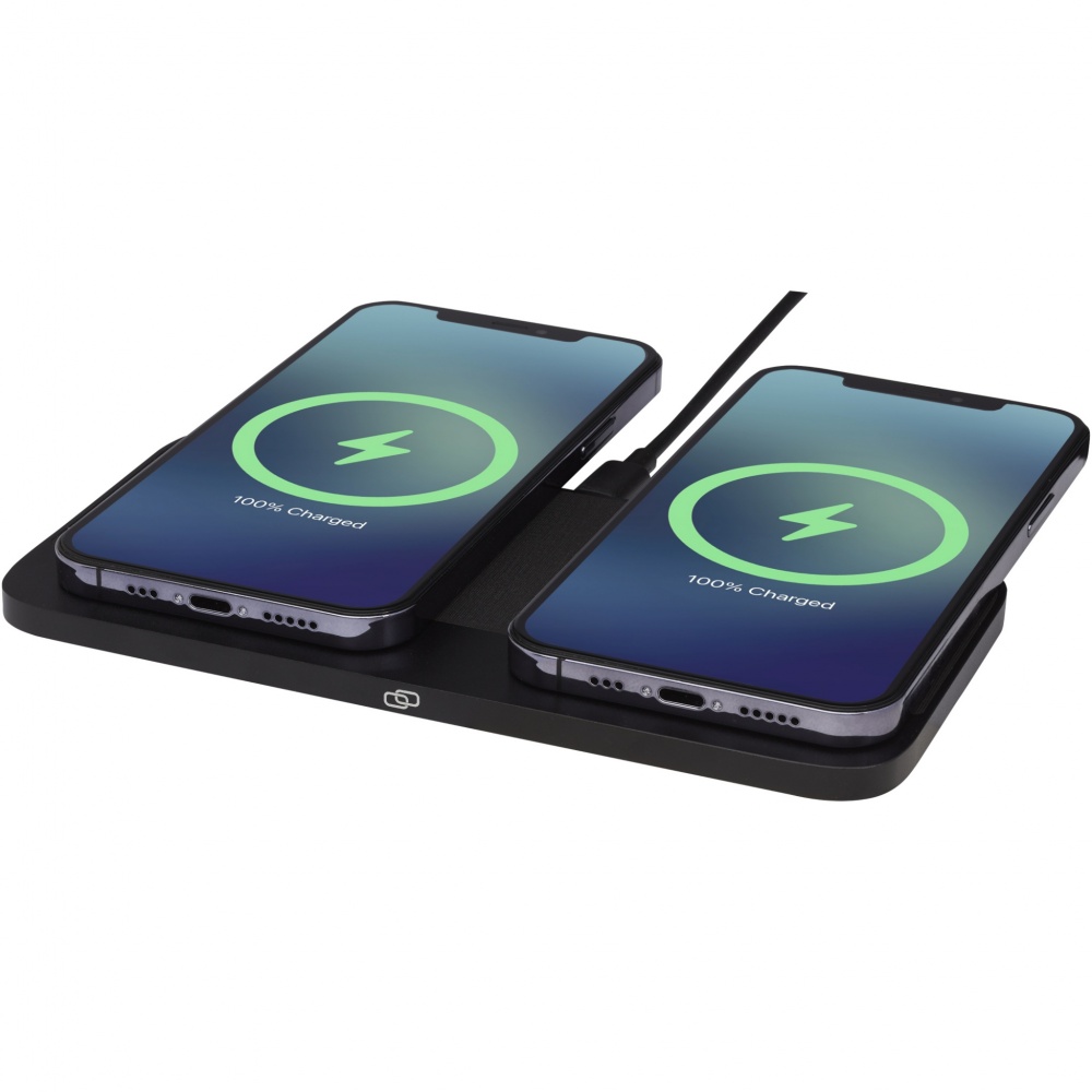 Logotrade corporate gifts photo of: Hybrid 15W premium dual wireless charging pad
