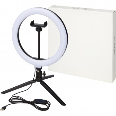 Logotrade promotional items photo of: Studio ring light for selfies and vlogging with phone holder and tripod