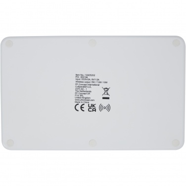 Logo trade business gift photo of: Medake 10W bamboo wireless charger