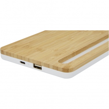 Logotrade promotional item image of: Medake 10W bamboo wireless charger