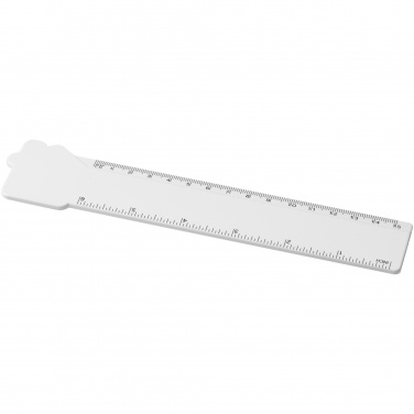 Logotrade promotional giveaways photo of: Tait 15 cm house-shaped recycled plastic ruler