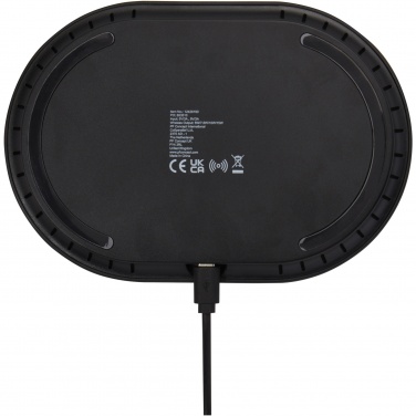 Logotrade promotional giveaway image of: Ray wireless charging pad with RGB mood light