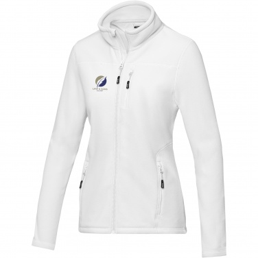 Logotrade promotional product picture of: Amber women's GRS recycled full zip fleece jacket