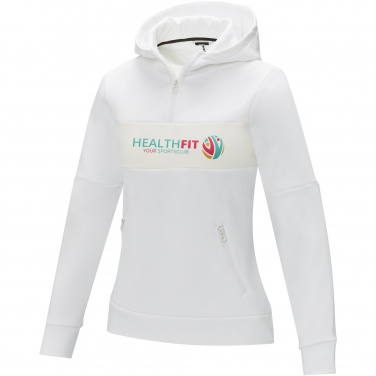 Logotrade promotional gifts photo of: Sayan women's half zip anorak hooded sweater