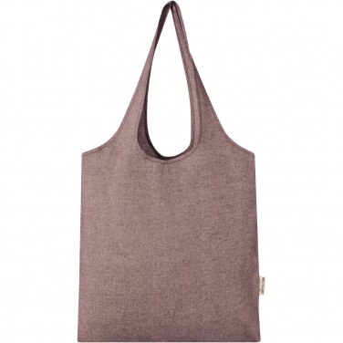 Logo trade promotional merchandise image of: Pheebs 150 g/m² recycled cotton trendy tote bag 7L