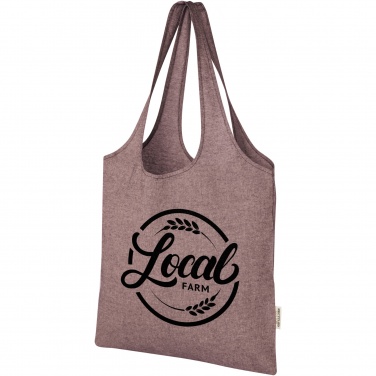 Logo trade promotional products picture of: Pheebs 150 g/m² recycled cotton trendy tote bag 7L