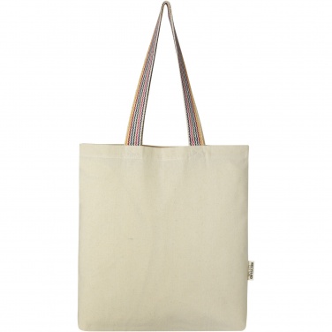 Logo trade corporate gifts picture of: Rainbow 180 g/m² recycled cotton tote bag 5L