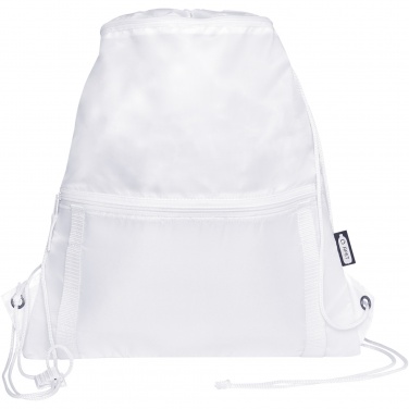 Logo trade promotional giveaways image of: Adventure recycled insulated drawstring bag 9L
