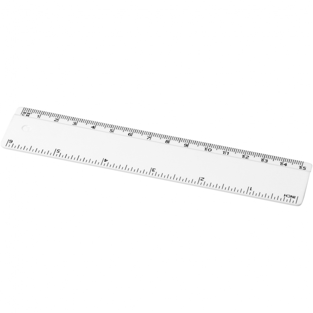 Logo trade advertising products picture of: Refari 15 cm recycled plastic ruler
