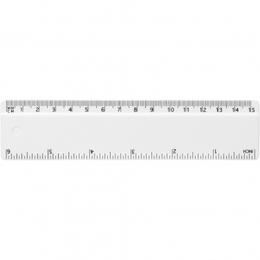 Logotrade promotional product picture of: Refari 15 cm recycled plastic ruler