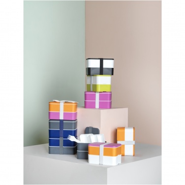 Logo trade promotional products picture of: MIYO double layer lunch box