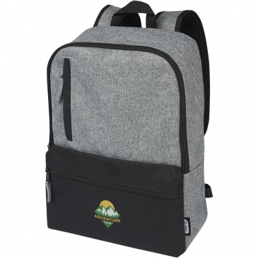 Logotrade promotional item picture of: Reclaim 15" GRS recycled two-tone laptop backpack 14L