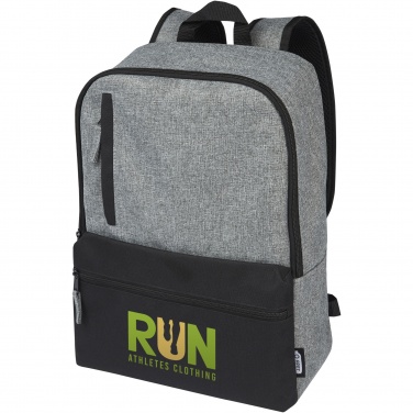 Logo trade promotional items picture of: Reclaim 15" GRS recycled two-tone laptop backpack 14L