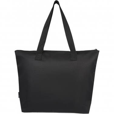 Logotrade promotional giveaway picture of: Reclaim GRS recycled two-tone zippered tote bag 15L