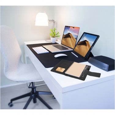 Logo trade business gifts image of: SCX.design O16 A5 light-up notebook power bank