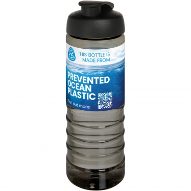 Logo trade promotional merchandise photo of: H2O Active® Eco Treble 750 ml flip lid sport bottle