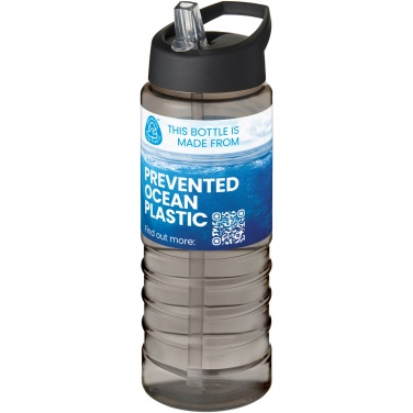Logo trade promotional products picture of: H2O Active® Eco Treble 750 ml spout lid sport bottle 