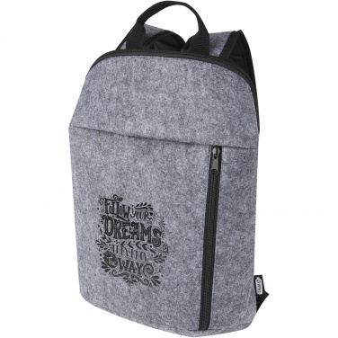 Logo trade promotional items image of: Felta GRS recycled felt cooler backpack 7L