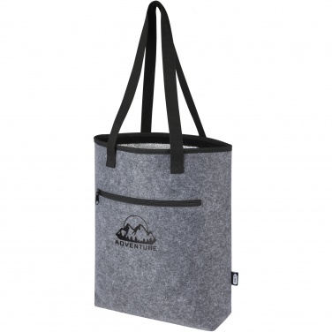 Logo trade corporate gifts image of: Felta GRS recycled felt cooler tote bag 12L